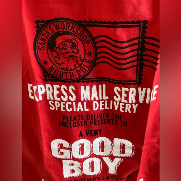 Twelve Timbers Christmas gift sack. Express Mail Service Special Del Good Boy - Picture 8 of 11